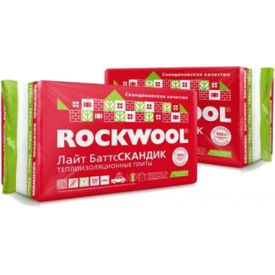 Утеплитель ROCKWOOL Лайт Баттс Скандик, 50 мм