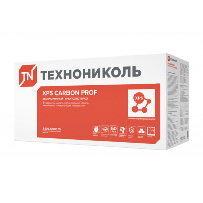 Утеплитель ТЕХНОНИКОЛЬ Карбон ПРОФ 4 плиты, 100 мм