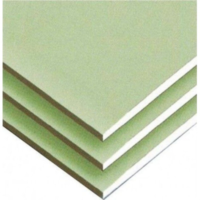 Гипсокартон КНАУФ влагостойкий ГКЛВ 1200 × 3000 × 12.5